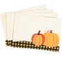 Plaid Harvest Table Runner and Set of 4 Placemats - Set of 4 Placemats