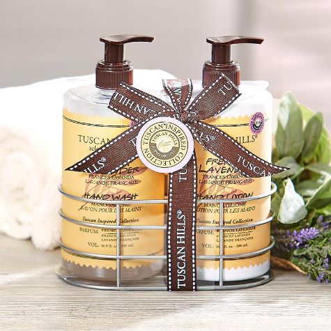 Hand Soap and Lotion Caddy Sets - French Lavender