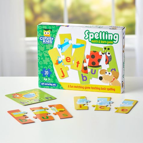 Match & Learn Educational Puzzles - Spelling