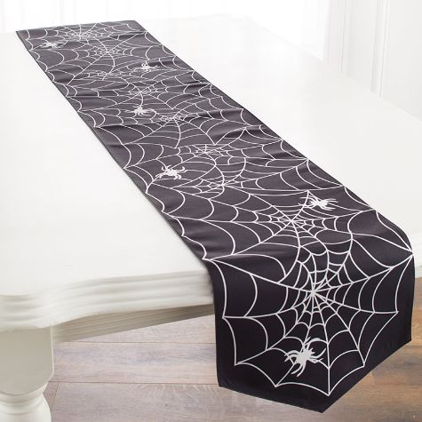 Spiderweb Table Runner or Set of 4 Placemats