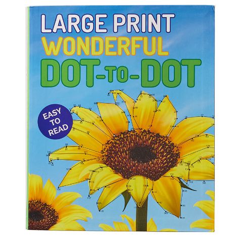 Large Print Activity Books - Wonderful Dot to Dot