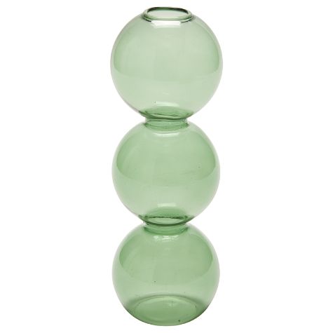 Colored Glass Bubble Vases