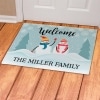 Personalized Snowman Collection - 18 x 24 Doormat