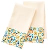 Retro Bath Collection - Set of 2 Hand Towels