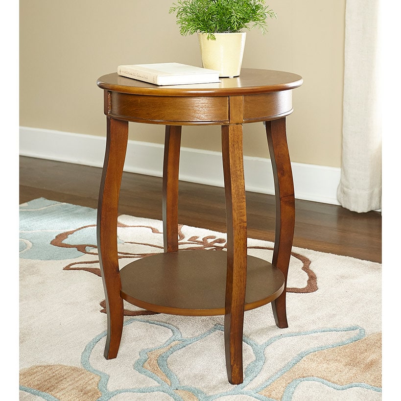 Round Table with Shelf | The Lakeside Collection