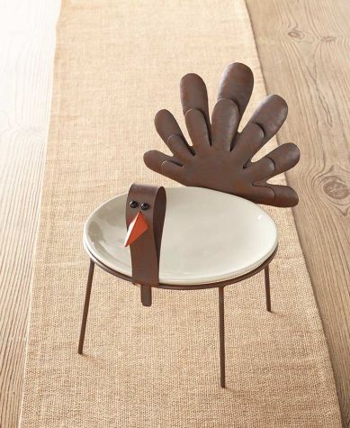 Holiday Icon Serving Pieces - Turkey