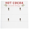 Hot Cocoa Bar Wall Signs - White