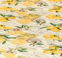 Lemon Fabric Tablecloths