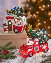 Vintage Lighted Holiday Accents