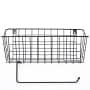 Wall Wire Basket with Paper Towel Holder