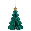 5-Tier Paper Tree Ornaments - Green