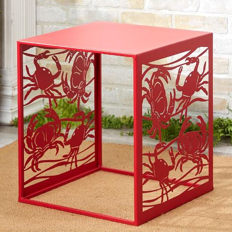 Metal Icon Side Tables