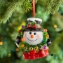 Commemorative Lighted Holiday Ornaments - Snowman