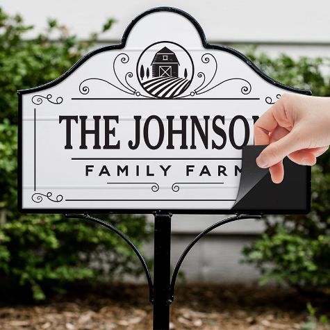 Personalized Family Farm Yard Sign Magnet