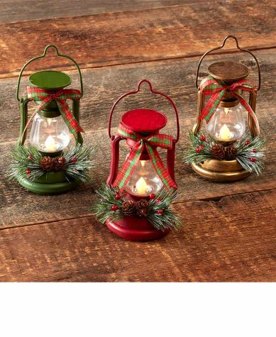 Set of 3 Oversized Lantern Ornaments