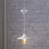 Vintage Hanging Solar Lamps - White
