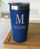 Personalized Stainless Steel Tumblers - Royal Blue