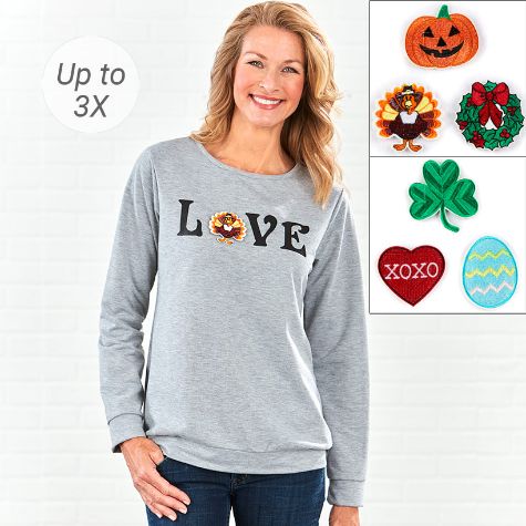 Interchangeable Holiday Top