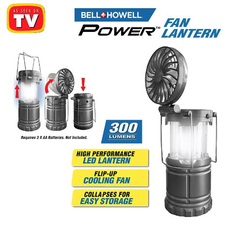Bell and Howell Power Fan Lantern