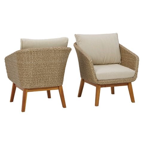Set of 2 Crystal Cave Outdoor Chairs