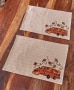 Harvest Gathering Embroidered Home Accents - Set of Truck Placemats