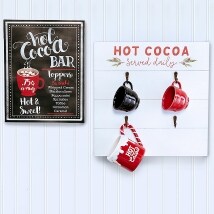 Hot Cocoa Bar Wall Signs