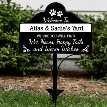 Personalized Magnetic Pet Sign