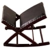 Foldable Upholstered Rocking Footrests - Black