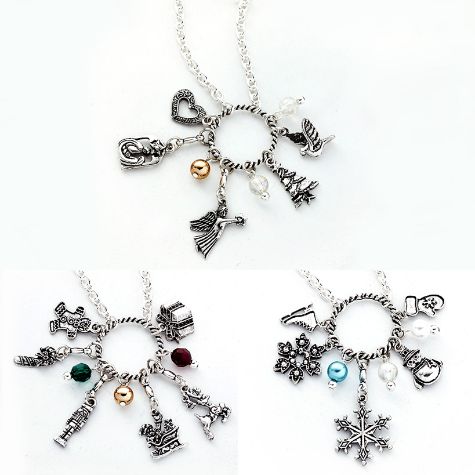 Holiday Charm Necklaces