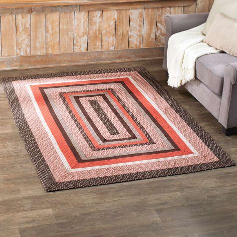 Country Braided Rug Collection - Multi 60" x 84" Area