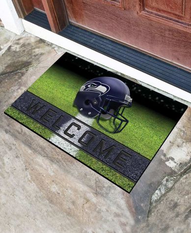 NFL Welcome Rubber Doormats - Seahawks