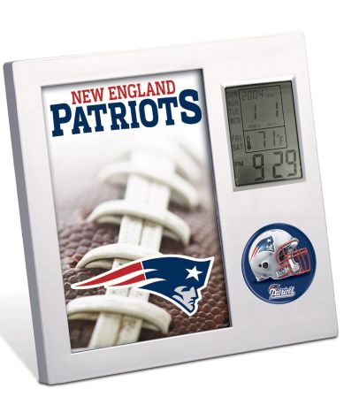 NFL Digital Desk Clocks - Patriots