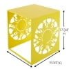 Metal Icon Side Tables - Sun