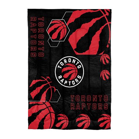 NBA Hexagon Comforter Sets - Raptors Twin