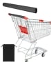 Universal Shopping Cart Handle Wrap with Case - Black