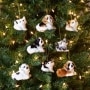 Set of 4 Furry Friends Ornaments