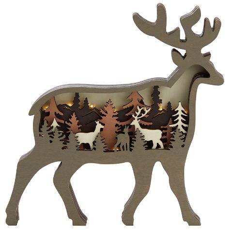 Lighted Woodland Animals - Deer