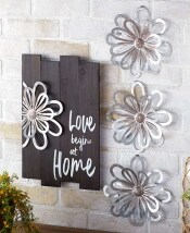 Wood and Metal Decor Accents