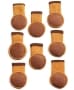 Sets of 8 Furniture Floor Protector Socks - Brown