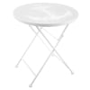 Nautical Folding Metal Accent Tables