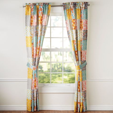 Chelsea Window Curtains - 63" Panel with Tie-Back