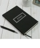Personalized Journals - Black Name