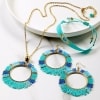 Turquoise Fringe Beaded Jewelry