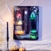 Lighted Halloween Canvas Wall Art - Witch