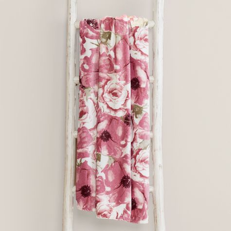 Peony Floral Throw