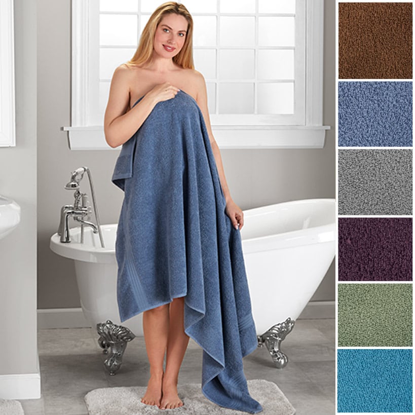 SEISSO Luxury Large Bath Towels 35 x 63 inch, Oversized Bath
