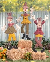 Silly Scarecrow Garden Stakes