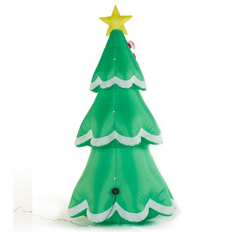 7-Ft. Lighted Inflatable Christmas Tree