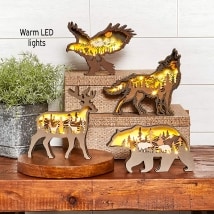 Lighted Woodland Animals