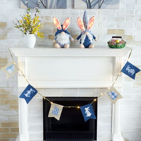 Blue and White Plaid Easter Collection